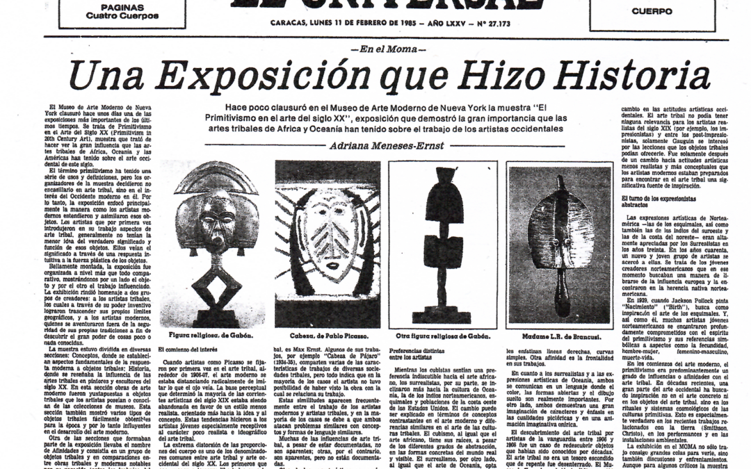 En el Moma: una exposición que hizo historia